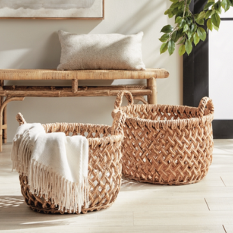 Emlyn Baskets with Handles