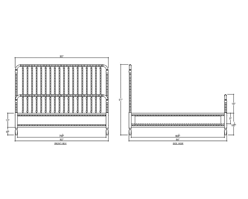 Cholet King Bed