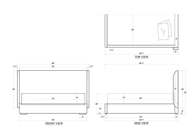 Luxor Upholstered Bed