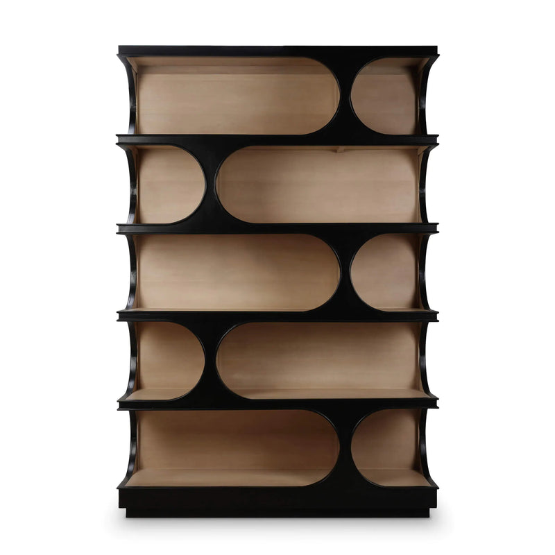 Vannes Crescent Bookcase