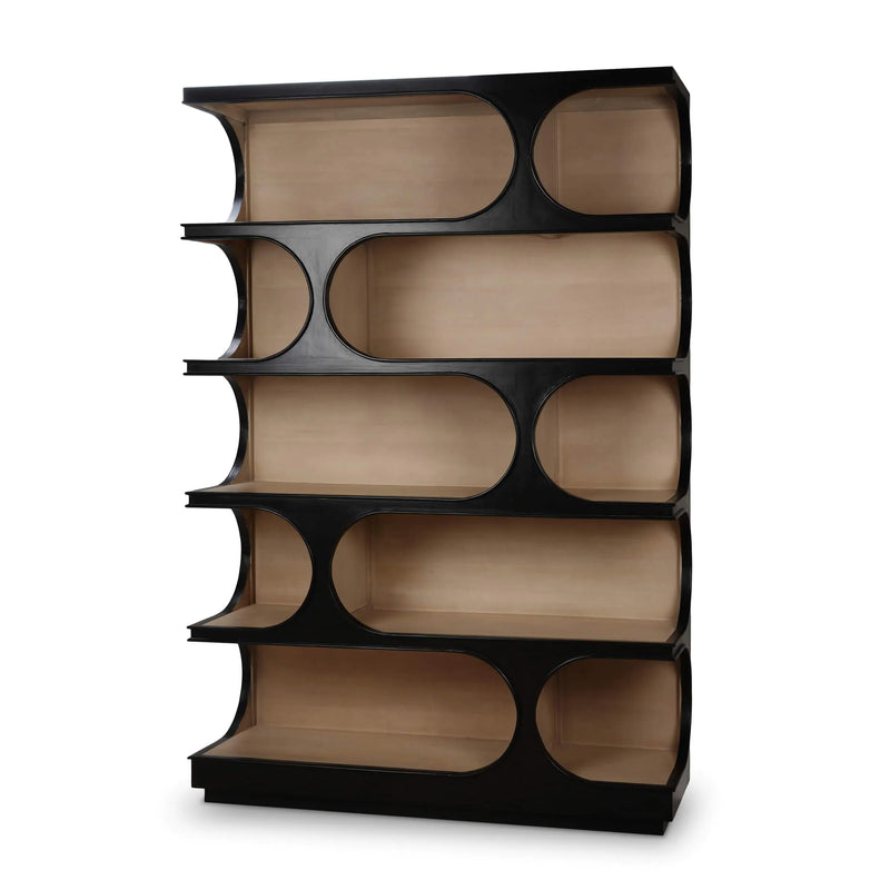 Vannes Crescent Bookcase