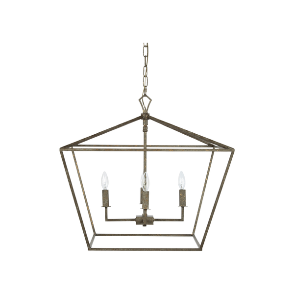 Lenora Gold 4 Light Chandelier