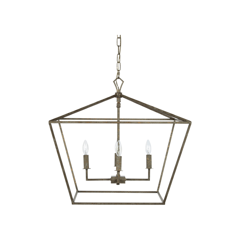 Lenora Gold 4 Light Chandelier