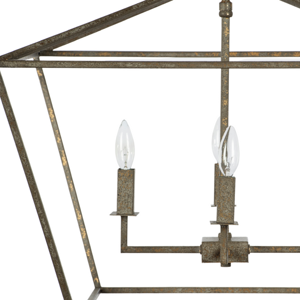 Lenora Gold 4 Light Chandelier