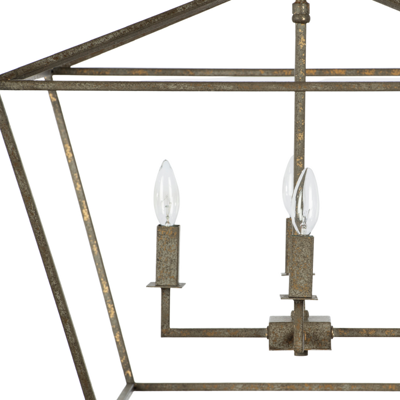 Lenora Gold 4 Light Chandelier