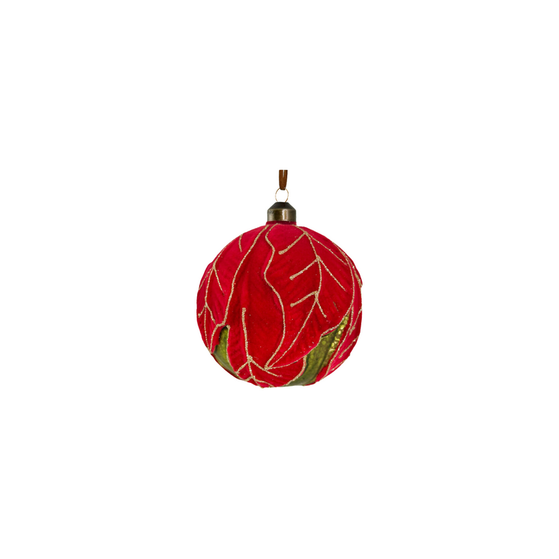 Poinsettia Ornament