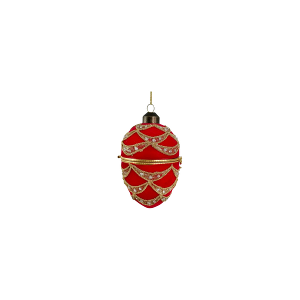 Egg Velvet Ornament