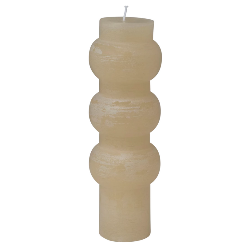 Unscented Totem Pillar Candles