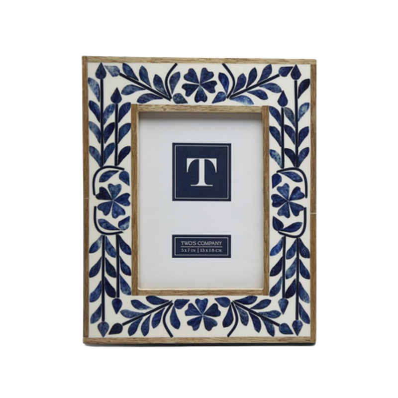 Blue Bell Bone Inlay Photo Frame