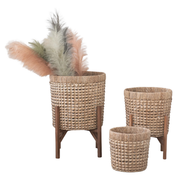Hand - Woven Planters